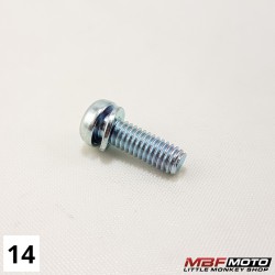 Ruuvi 93892-040-1208 Keihin Honda Monkey Z50J