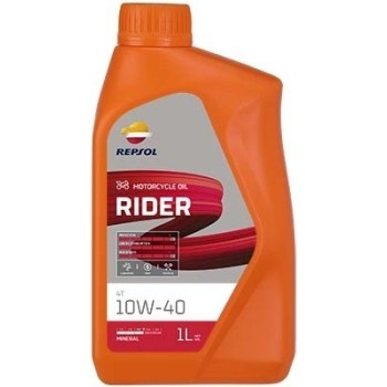 REPSOL Moto Rider 4T 10W40, 1 Litra, mineraali