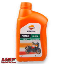 REPSOL Moto Rider 4T 15W50, 1Litraa, mineraali